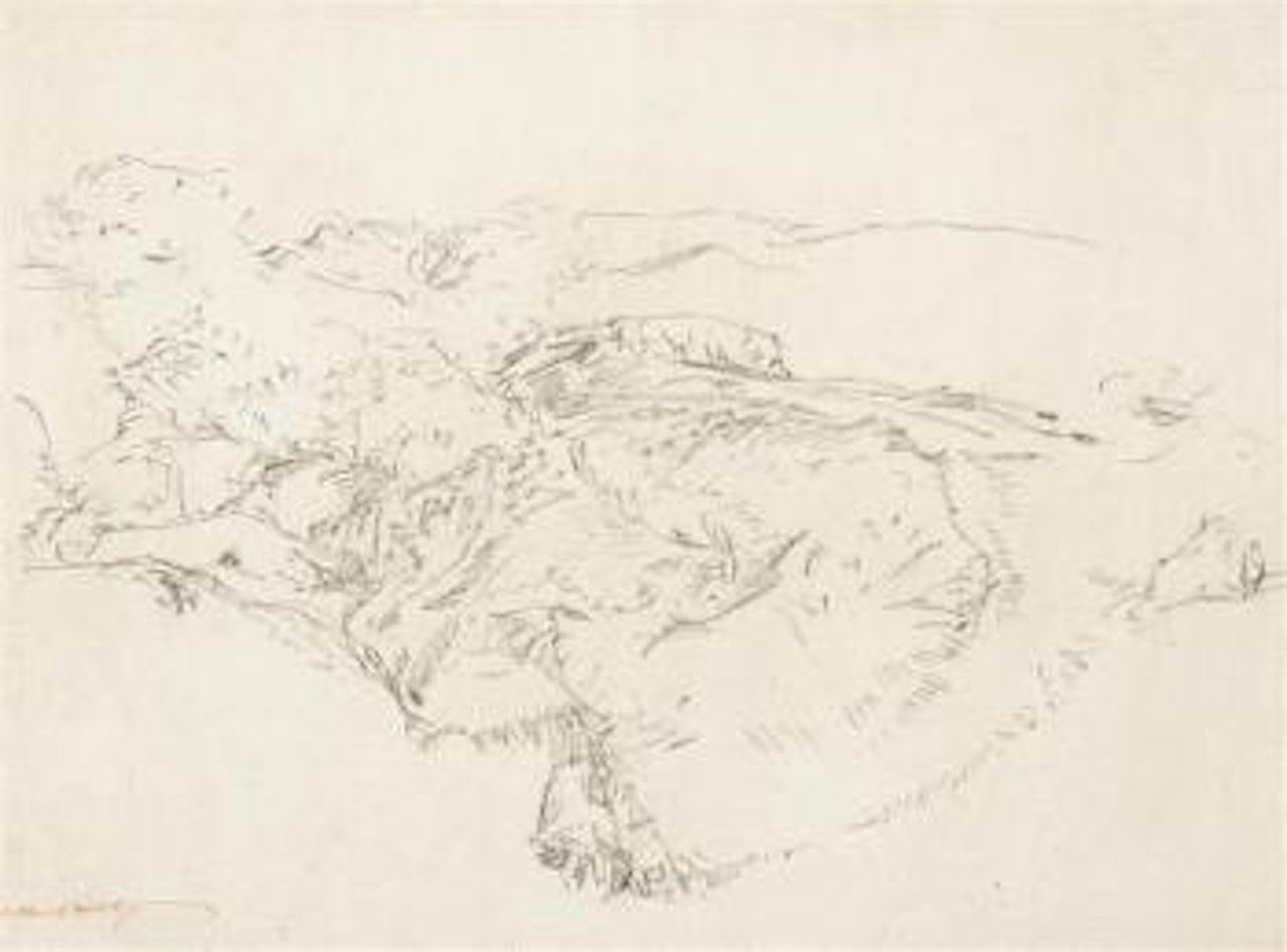 Reclining maiden by William Russell Flint