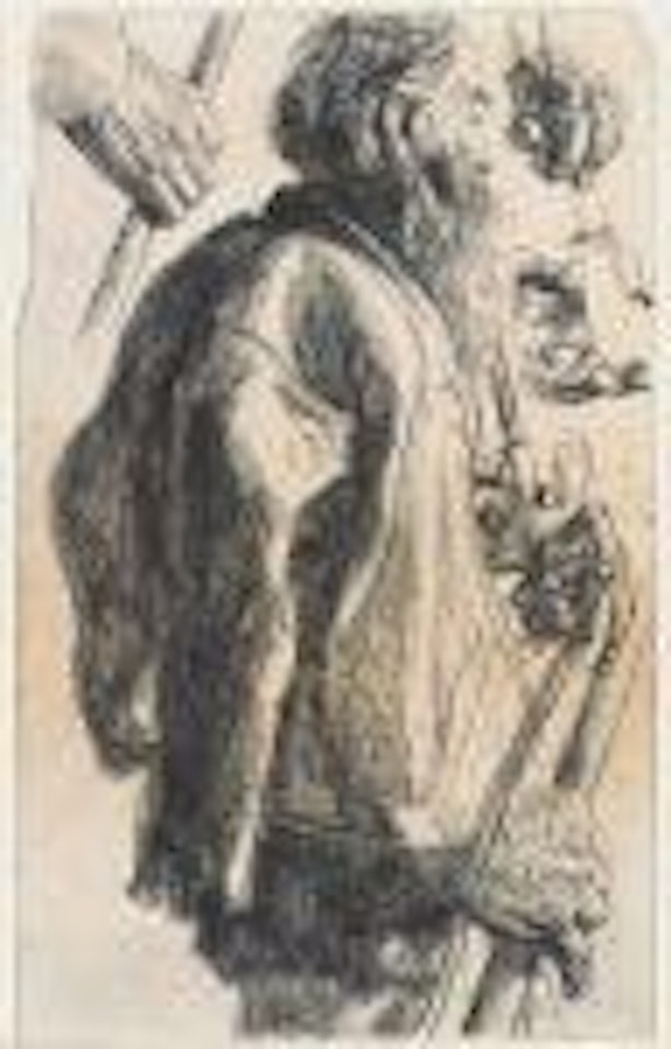 Alter Mann mit Vollbart by Adolph Menzel