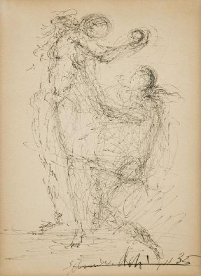 Deux figures by Salvador Dali