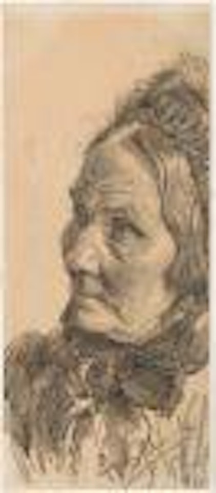 Bildnis einer älteren Dame by Adolph Menzel