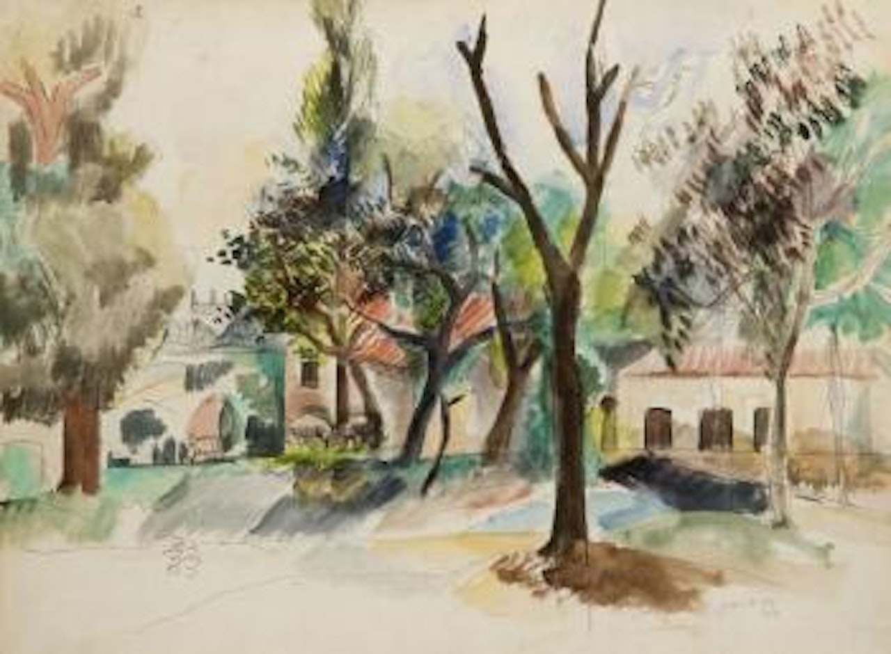 Cour de ferme by Jean Dufy