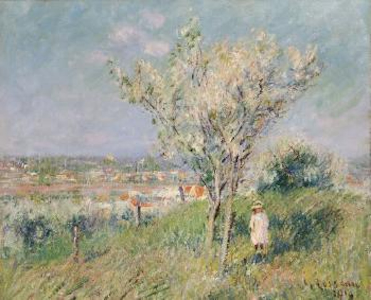 Arbres en fleurs à Eragny by Gustave Loiseau