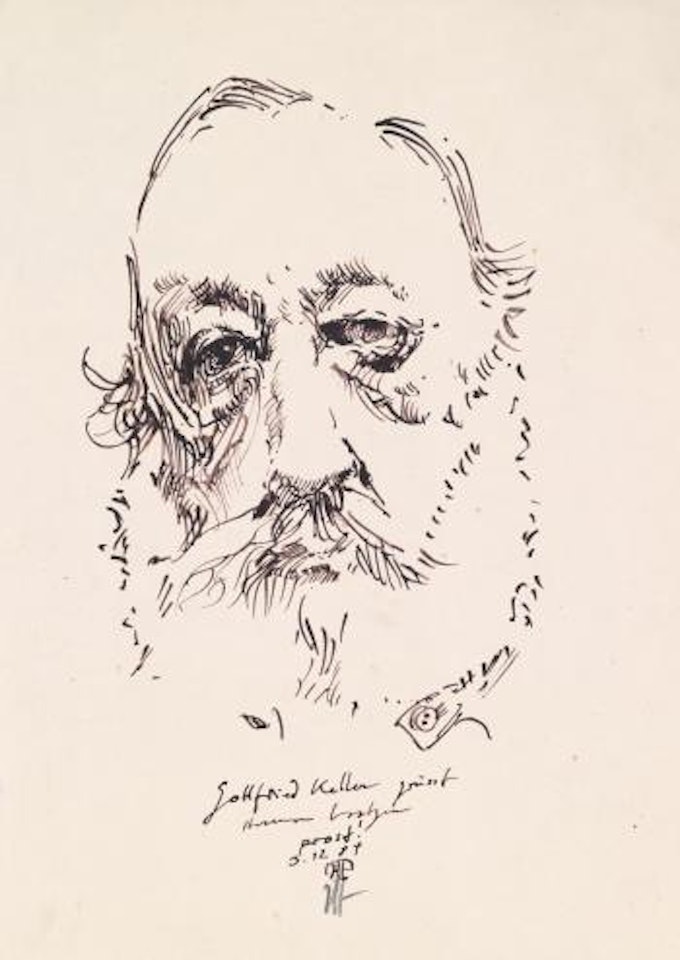 Kopf by Horst Janssen