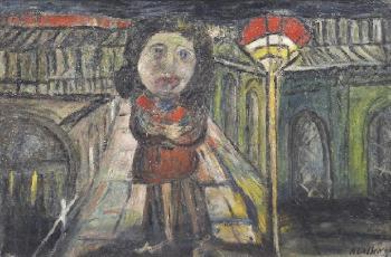 Nightfall, under the gas light by Charles Blackman