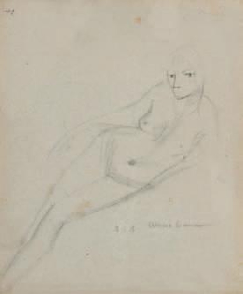 Jeune femme allanguie by Marie Laurencin