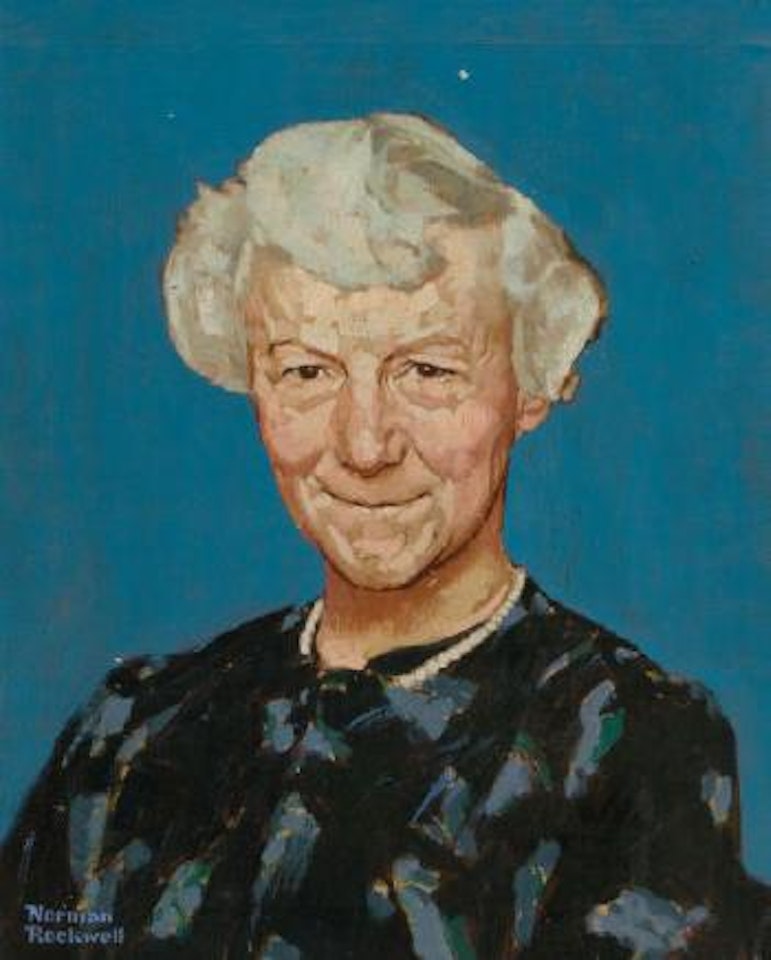 Study for Portrait of Mary Louise Curtis Bok Zimbalist by Norman Rockwell