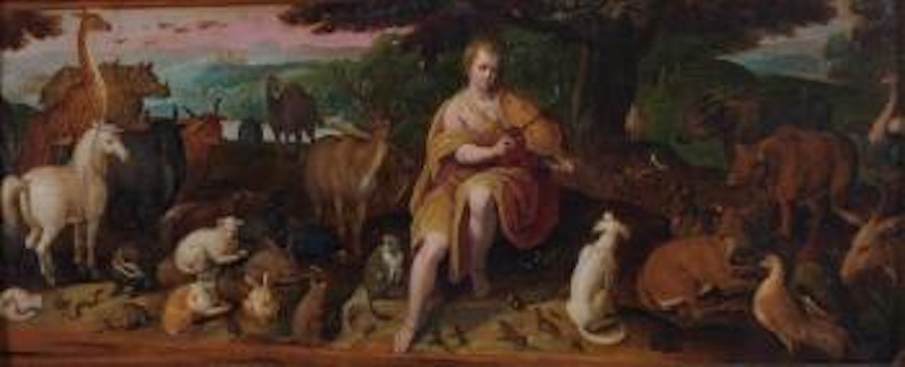 Orphée charmant les animaux by Frederik Bouttats