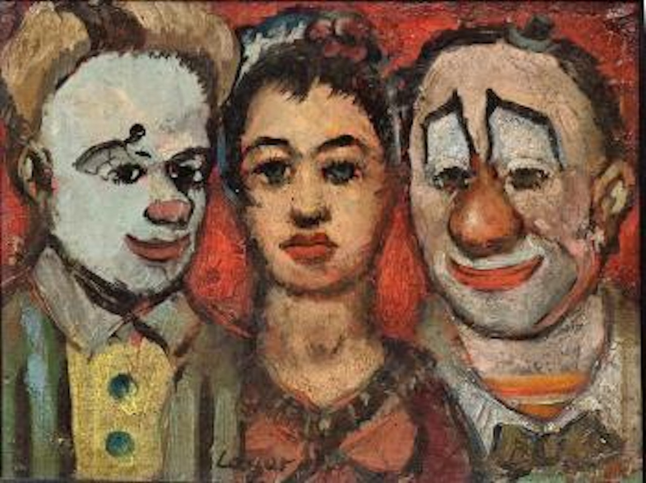 Les trois clowns by Celso Lagar