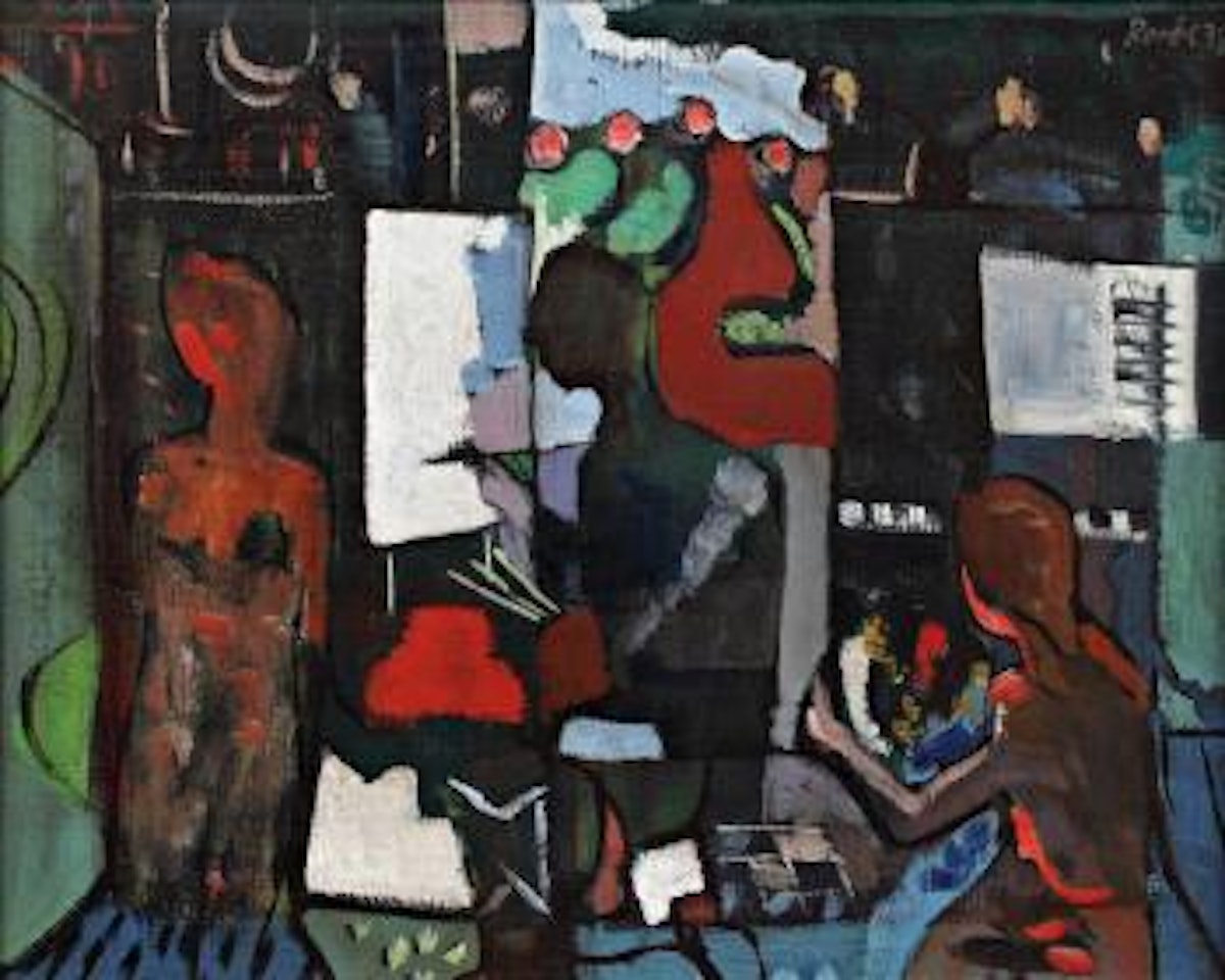 Le peintre au travail by Francisco Bores