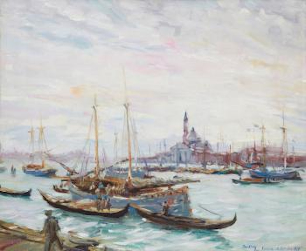 A view of the San Giorgio Maggiore church, Venice by James Mcbey