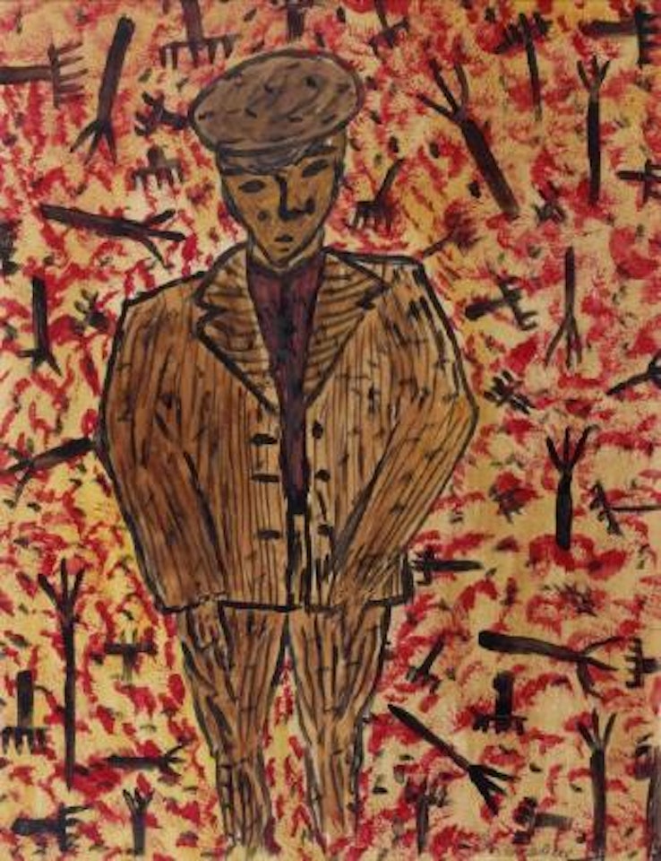 Personnage masculin by Gaston Chaissac