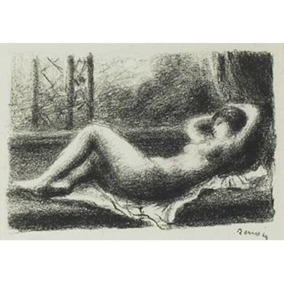 Odalisque by Pierre-Auguste Renoir