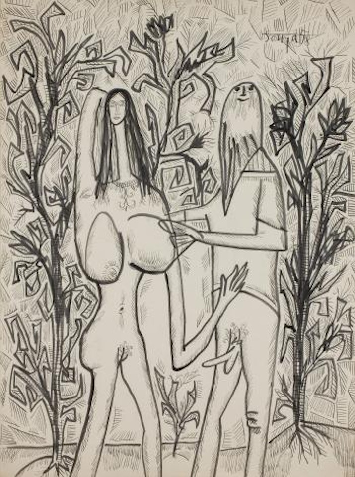 Untitled (Adam and Eve) by Francis Newton Souza