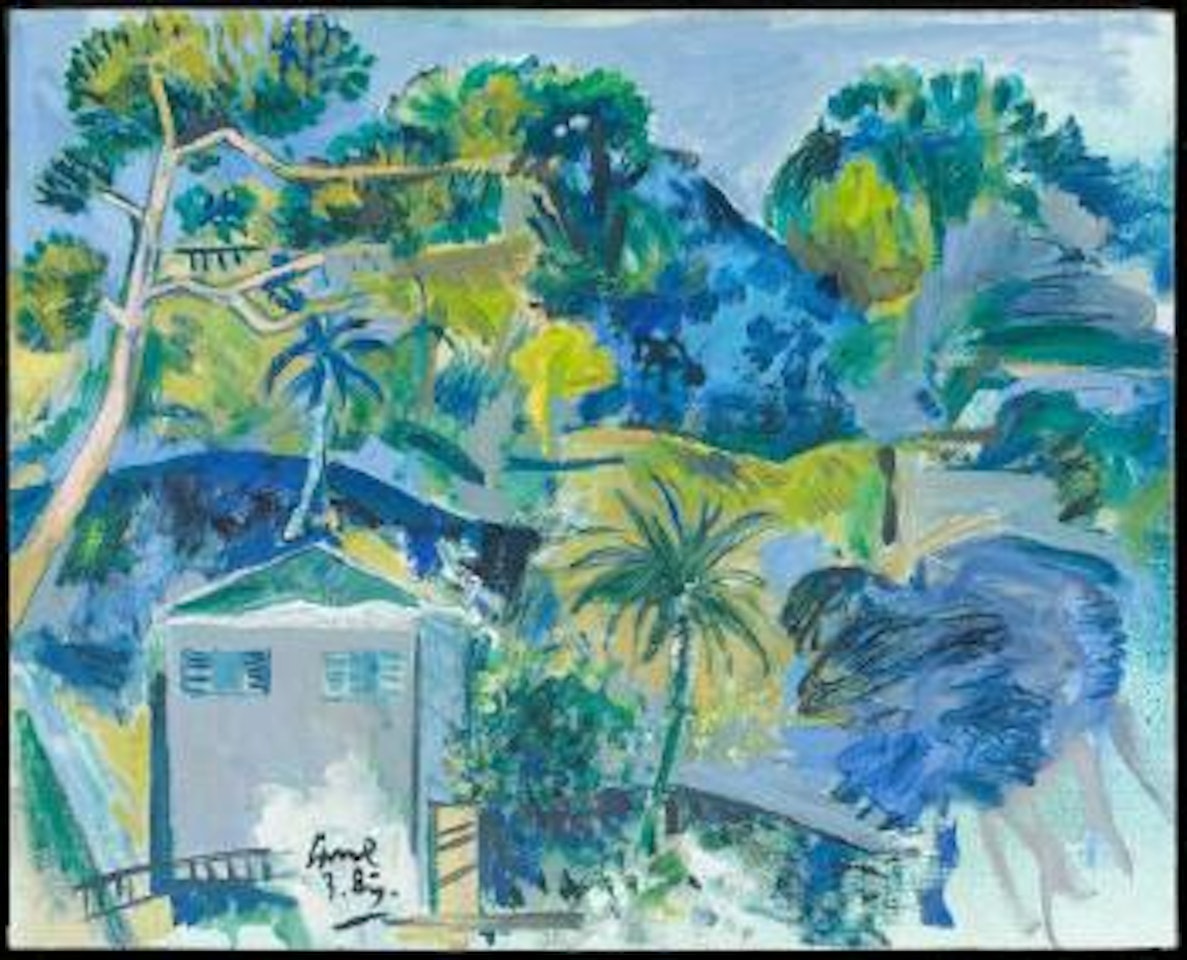 Côte d'Azur, palmiers by Louis Cane