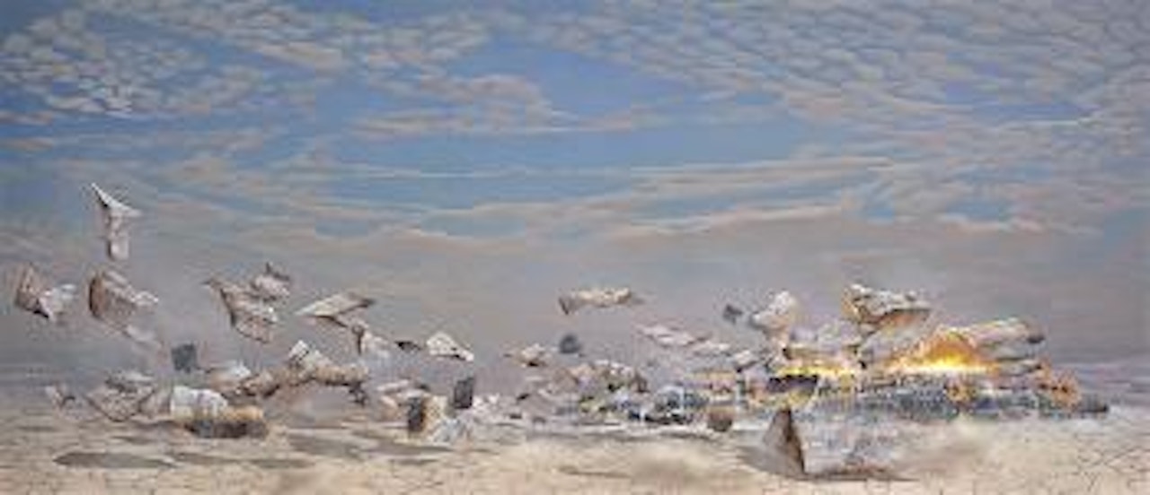 Dust and ashes by Tim Storrier