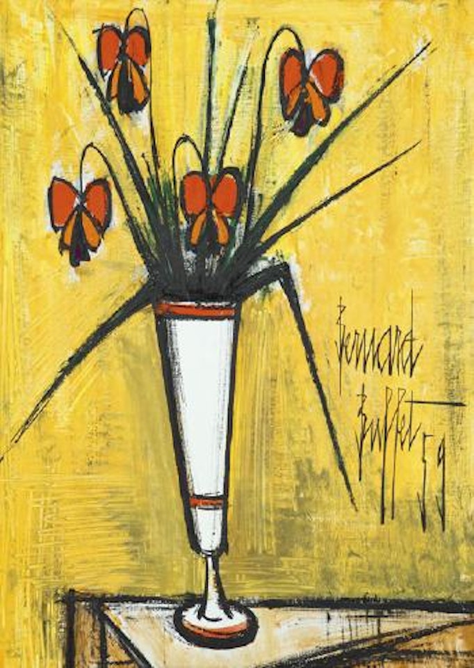 Nature morte aux orchidées by Bernard Buffet