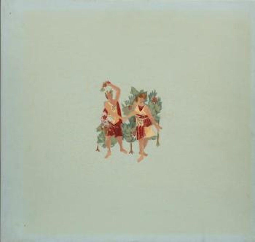 Suite de neuf panneaux illustrés composés pour le ballet de Sylvia par Serge Lifar by Maurice Brianchon
