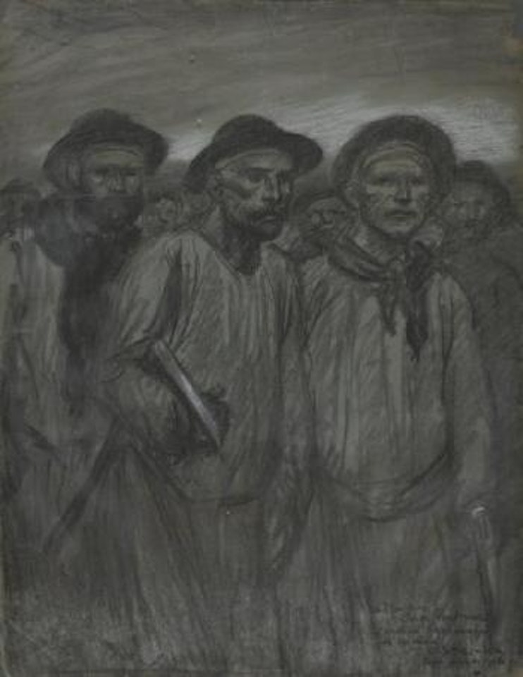 Les mineurs by Théophile Alexandre Steinlen