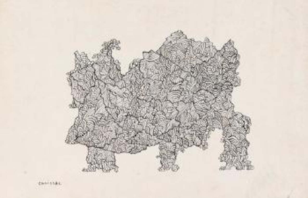 Animal fantastique by Gaston Chaissac