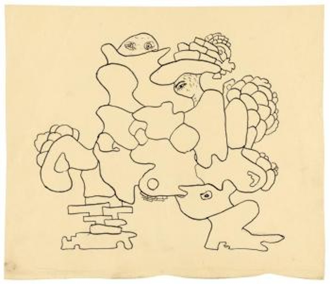 Animal fantastique by Gaston Chaissac