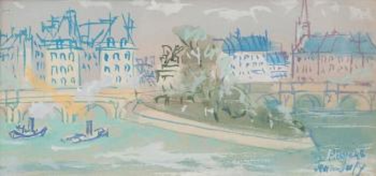 Le Vert-Galant, Paris by Jean Dufy