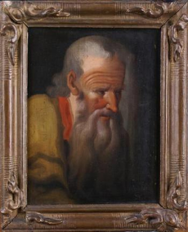 Portrait d'homme de profil by Christian Wilhelm Ernst Dietrich
