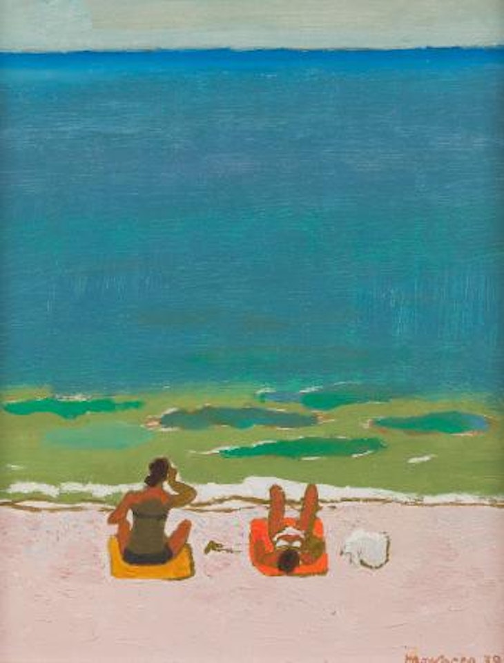 At the Edge of the Ocean by Alberto Morrocco