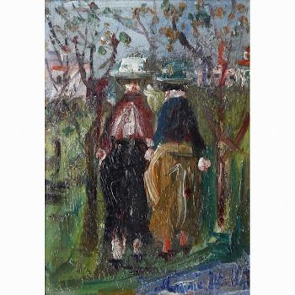 Deux personnages by Maurice Utrillo