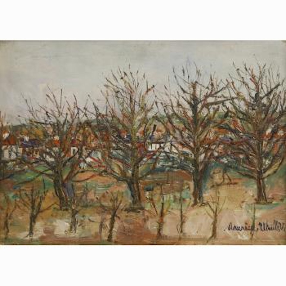 Paysage à Montmagny (Val d'Oise) by Maurice Utrillo