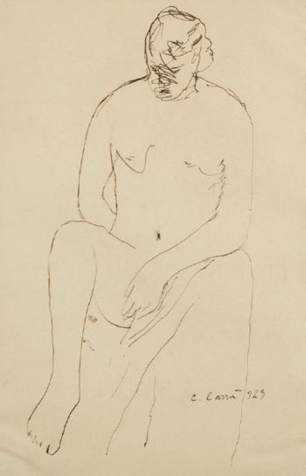 Nudo (figura) by Carlo Carra
