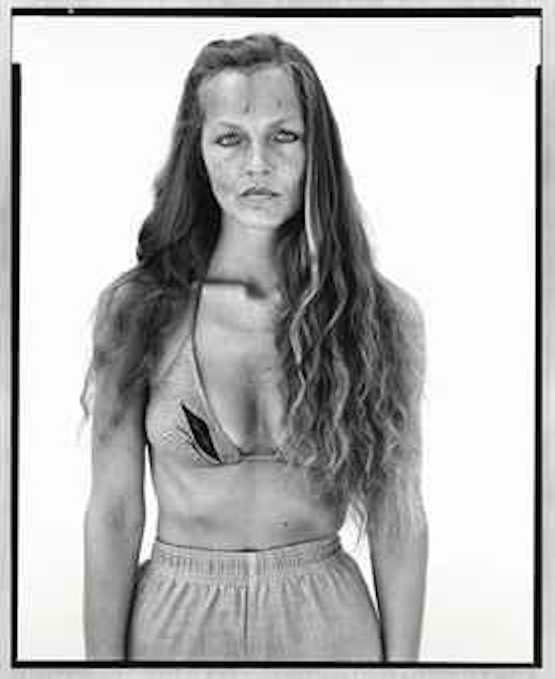 Charlene van Tighem, physical therapist, Augusta, Montana, 6-26-83 by Richard Avedon