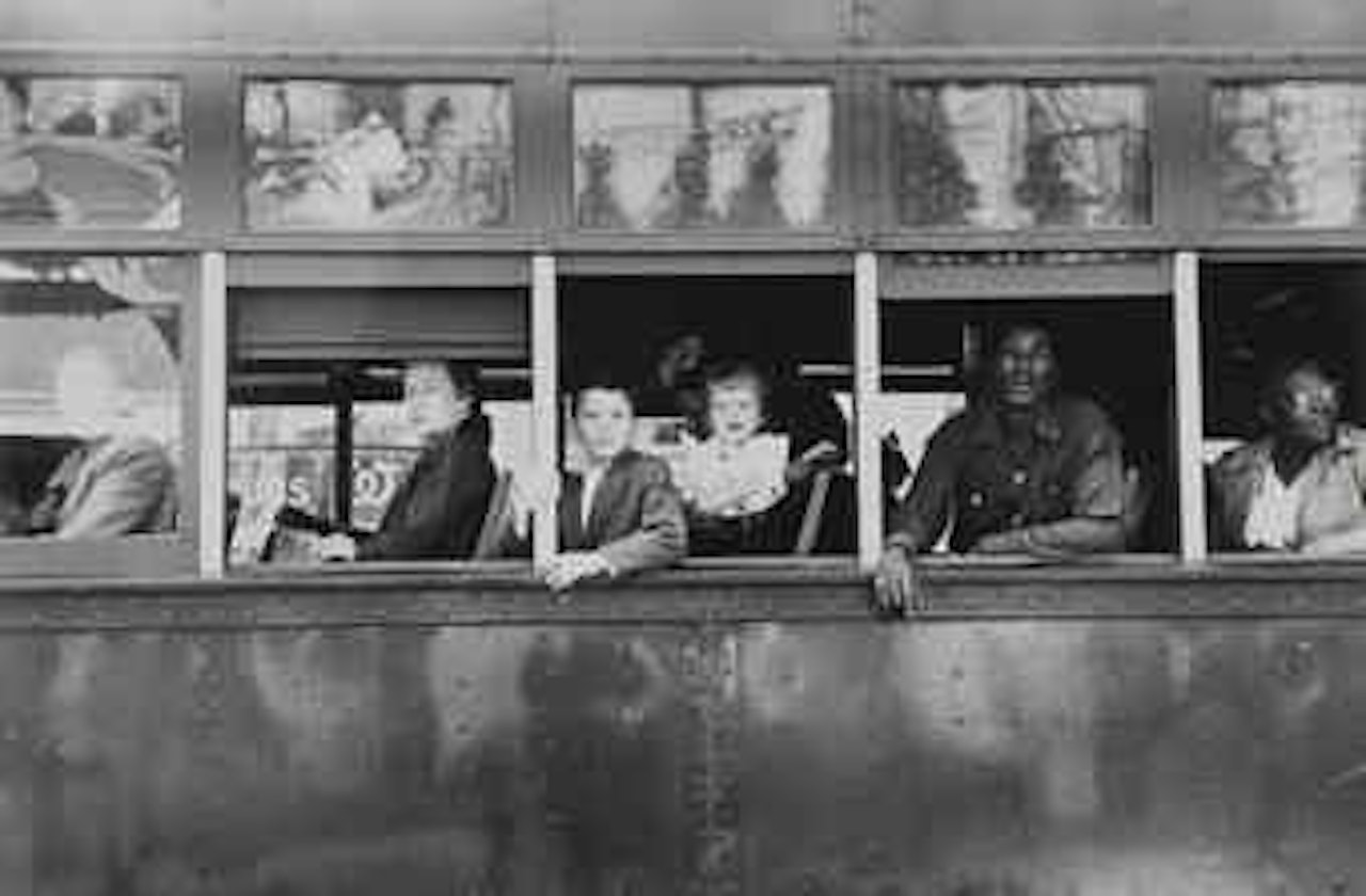 Trolley - New Orleans by Robert Frank