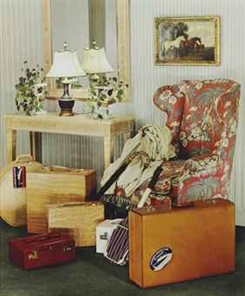 Luggage in Interior by Paul Outerbridge
