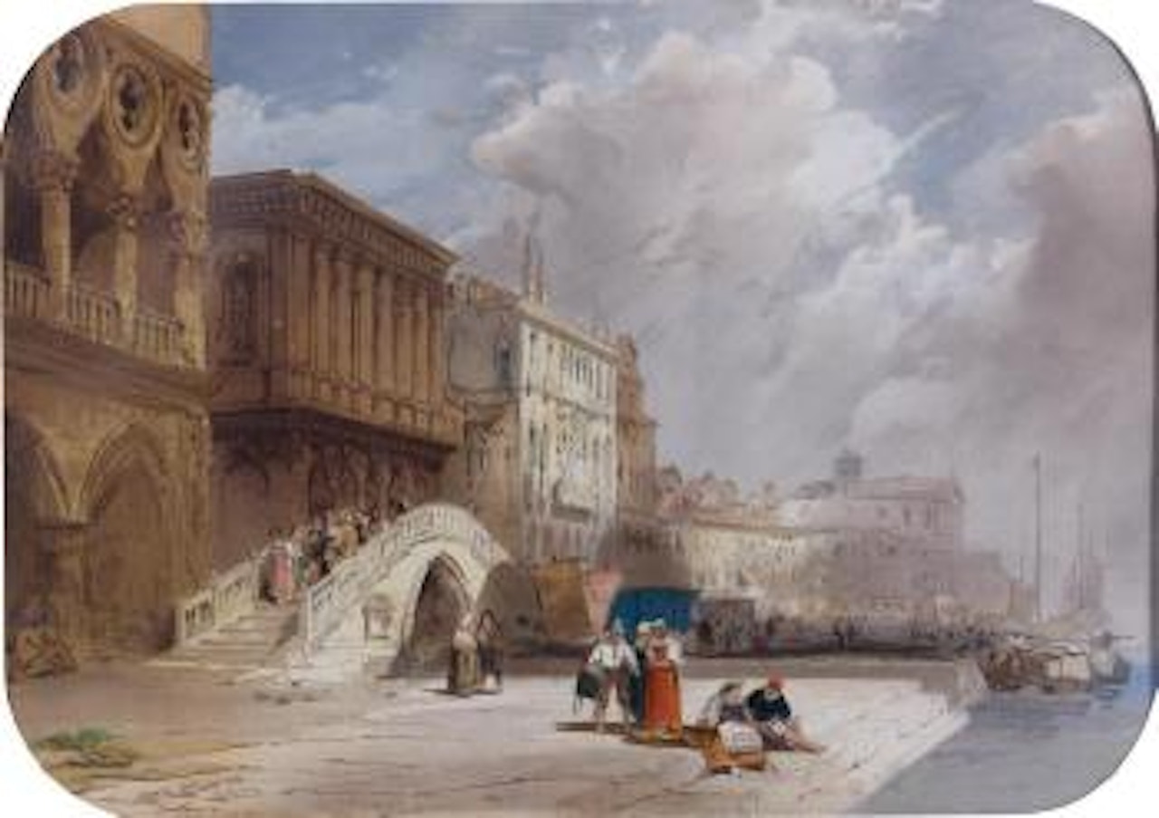 Vue animée de Venise by William Callow