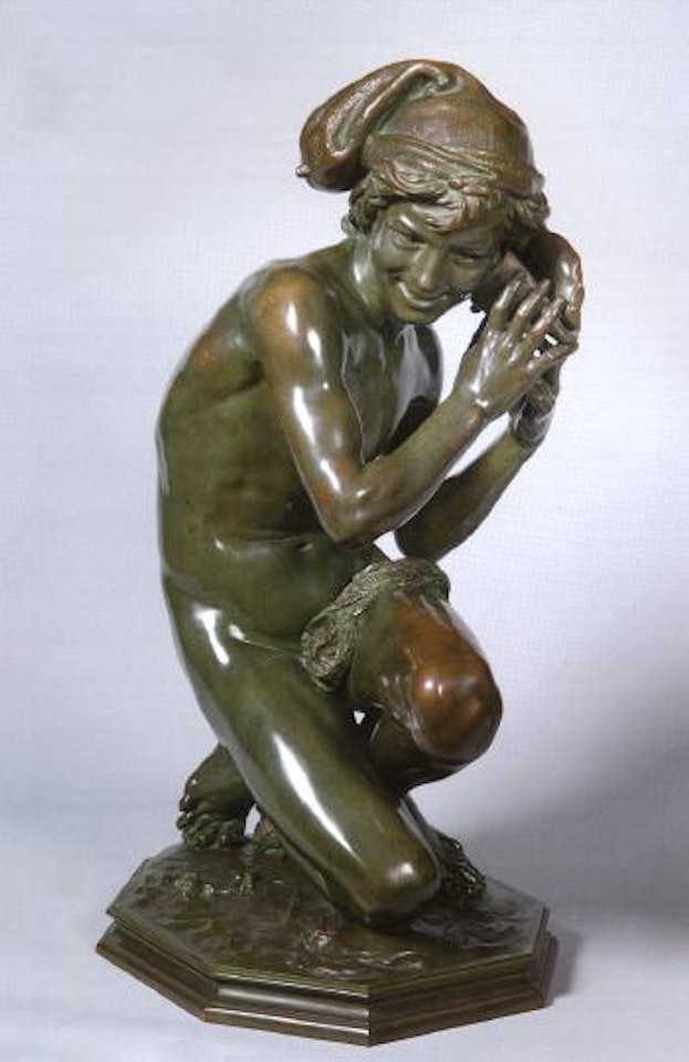 Jeune pêcheur au filet by Jean-Baptiste Carpeaux