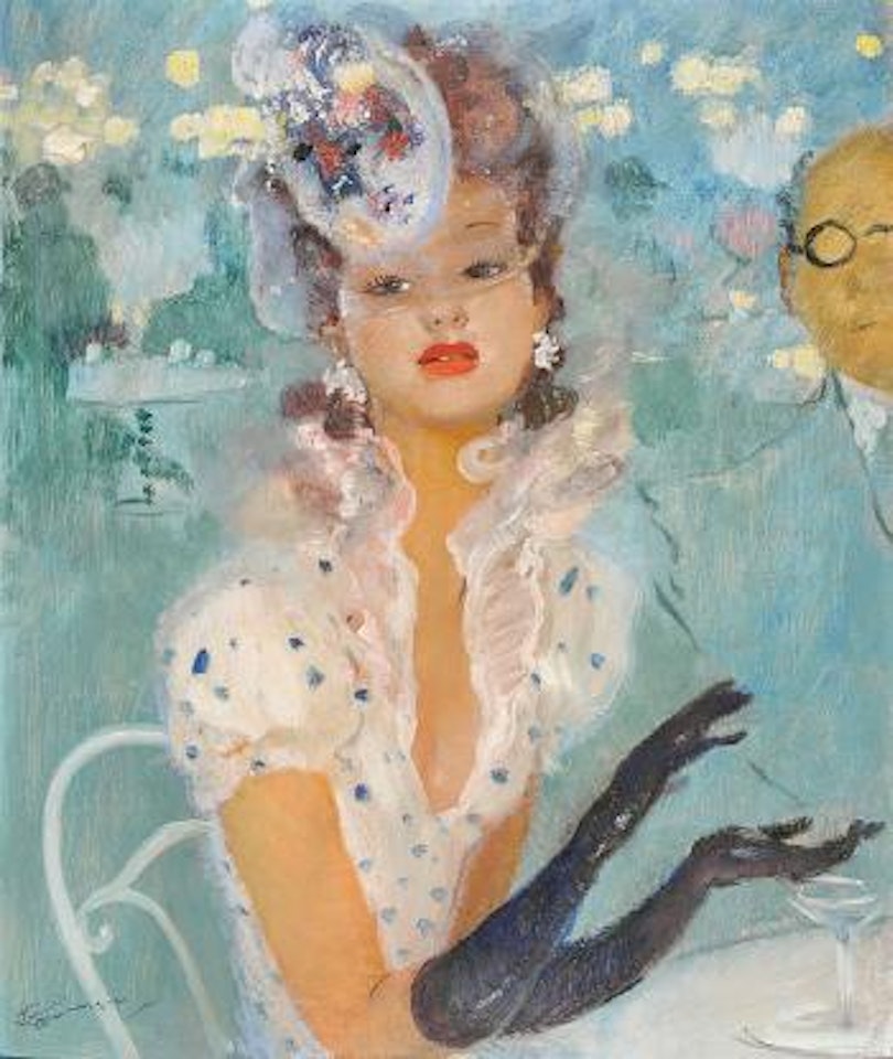 Les applaudissements de Jenny by Jean Gabriel Domergue