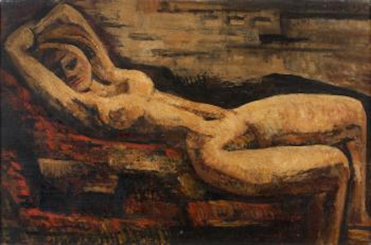 Nu couché by Marcel Gromaire