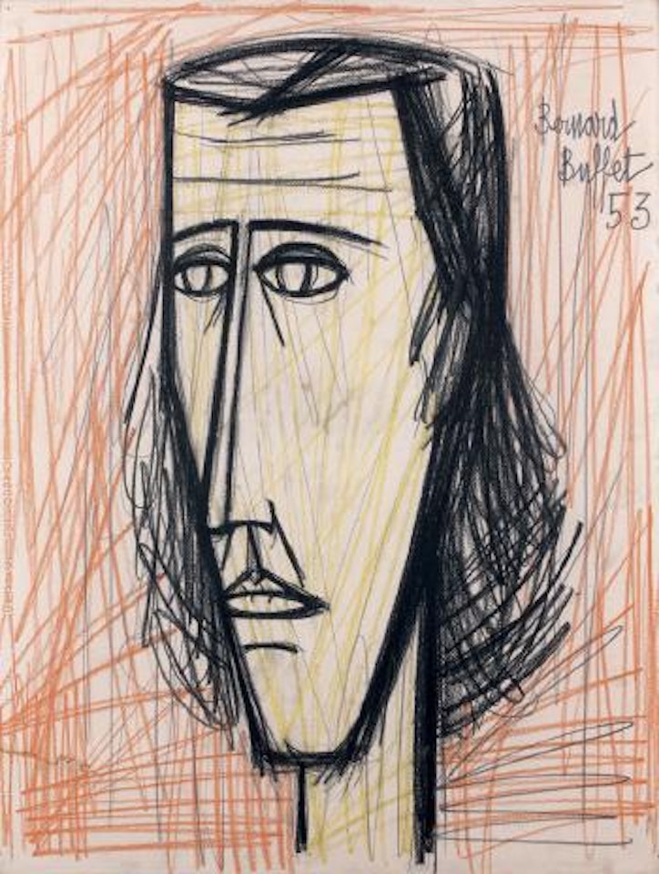Portrait d'homme by Bernard Buffet