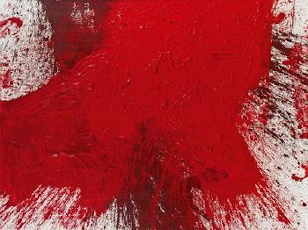 Schüttbild by Hermann Nitsch