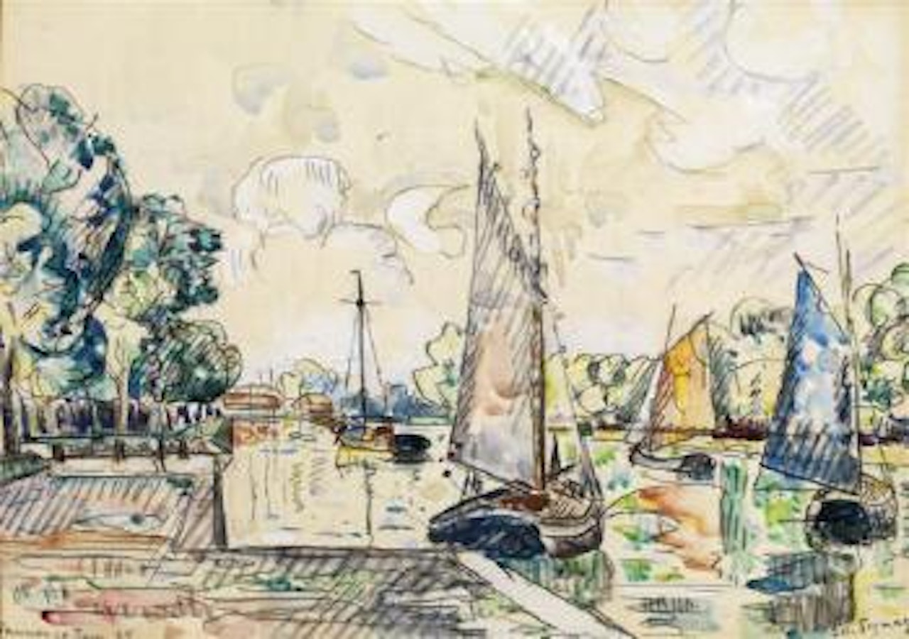 Le voilier by Paul Signac