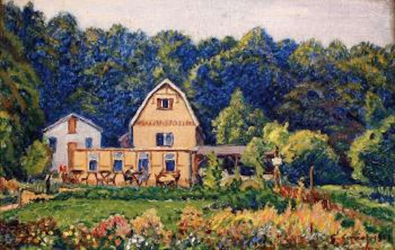 Chalet à l'orée du bois by Gustave Cariot