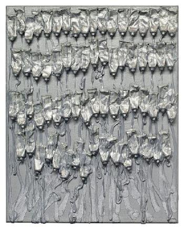 Accumulation monochrome n°3016 by Arman