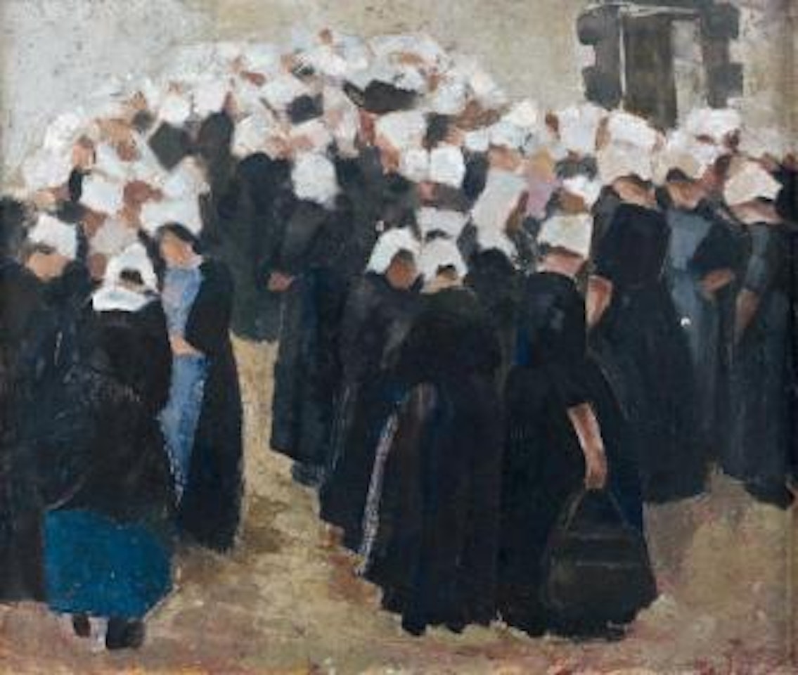 Sortie d'église by Jean Julien Lemordant
