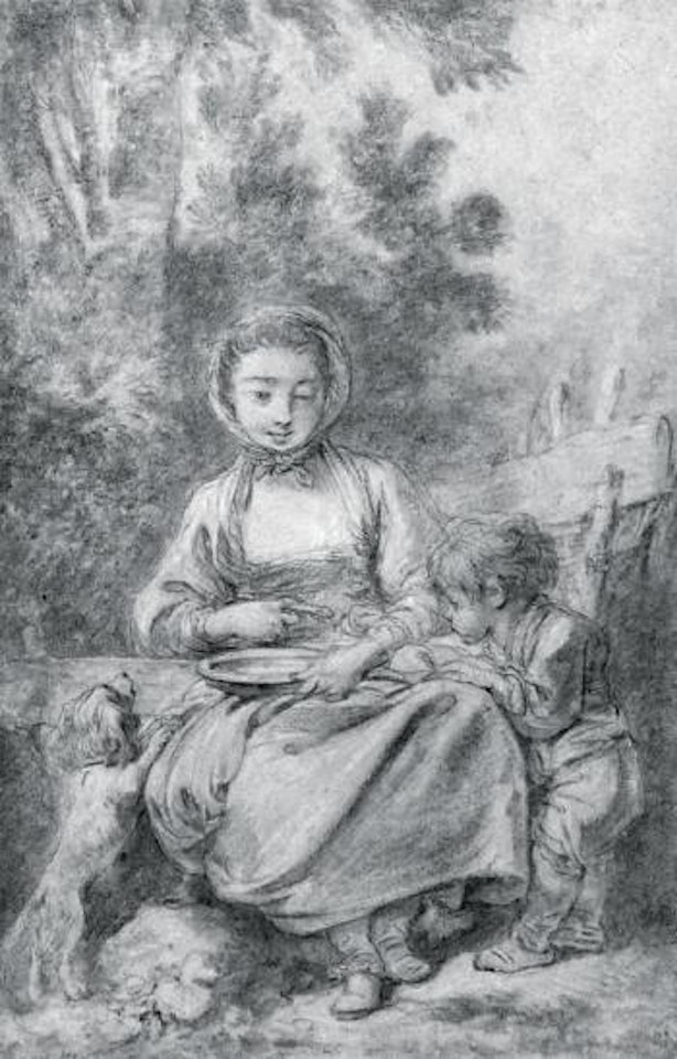 La bouillie du petit garçon by Francois Boucher