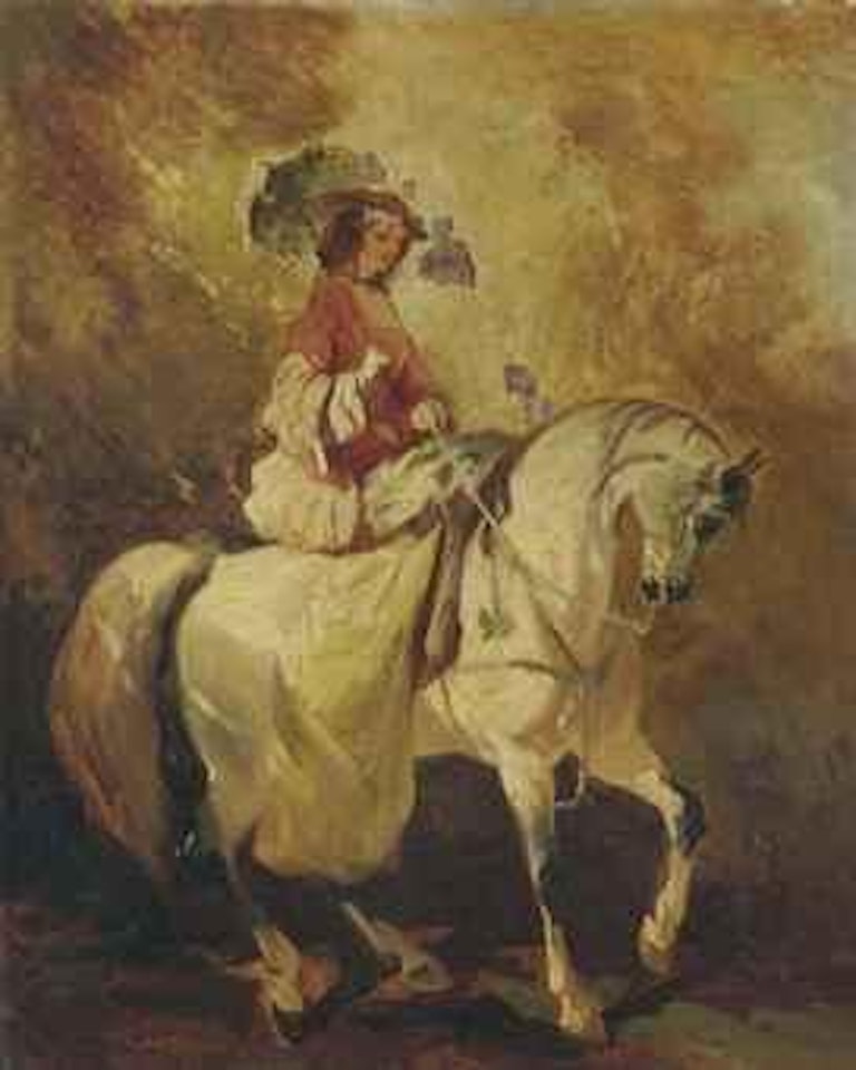 Esquisse, Amazone à l'ombrelle by Alfred de Dreux