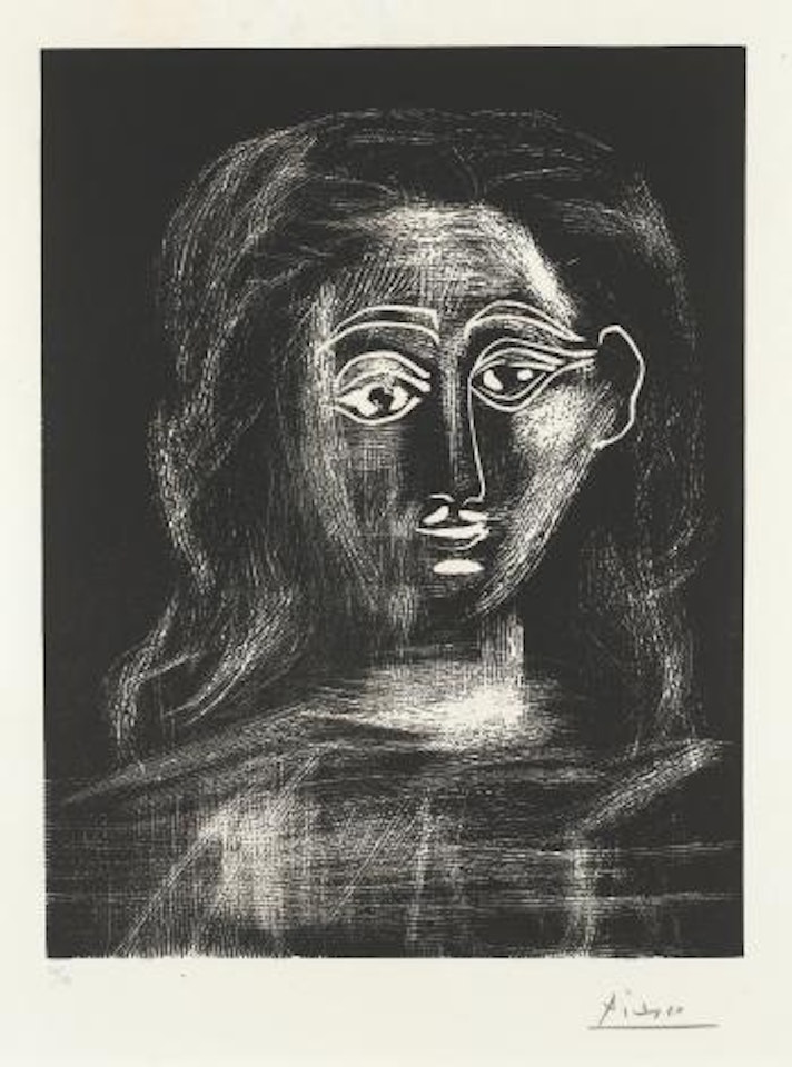 Buste De Femme (B. 1091; Ba. 1295) by Pablo Picasso