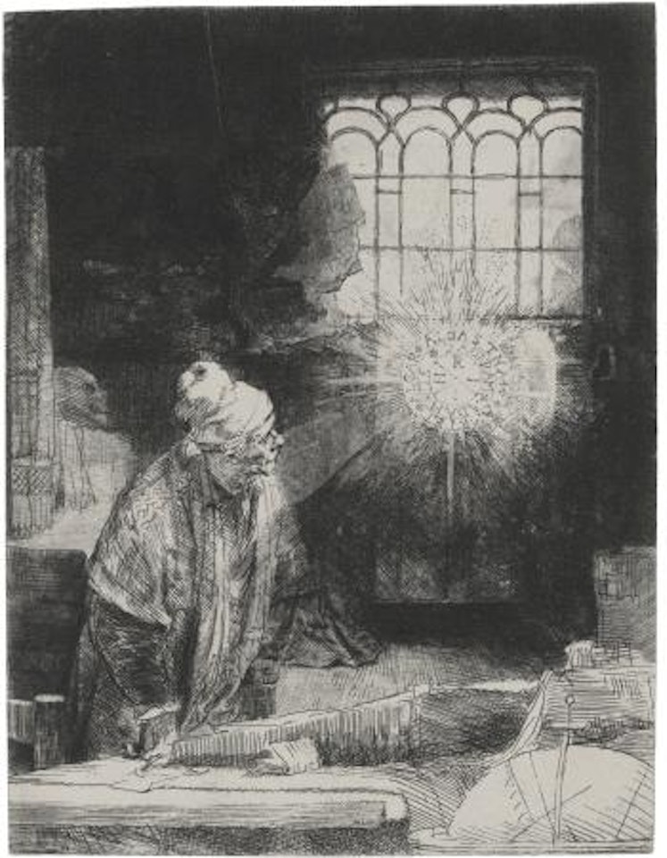 Faust (B., Holl. 270; H. 260; Bb. 52-4) by Attributed to Rembrandt Harmensz van Rijn