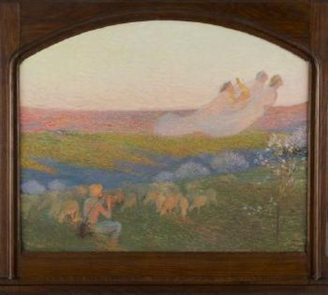 Berger et ses trois muses by Henri Jean Guillaume Martin