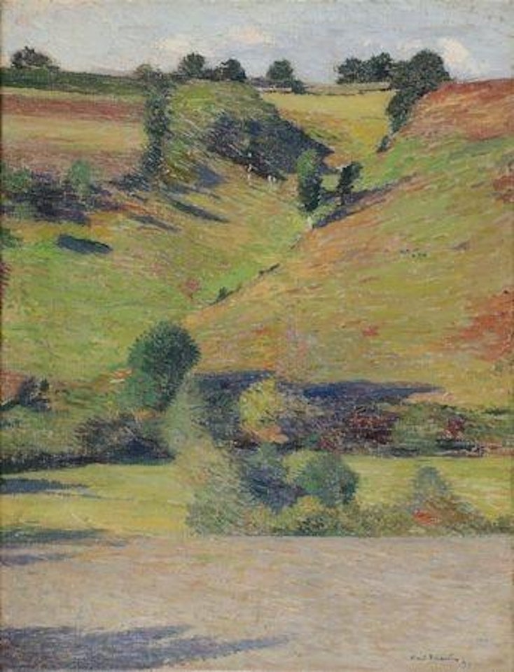 Vallon ensoleillé by Henri Jean Guillaume Martin