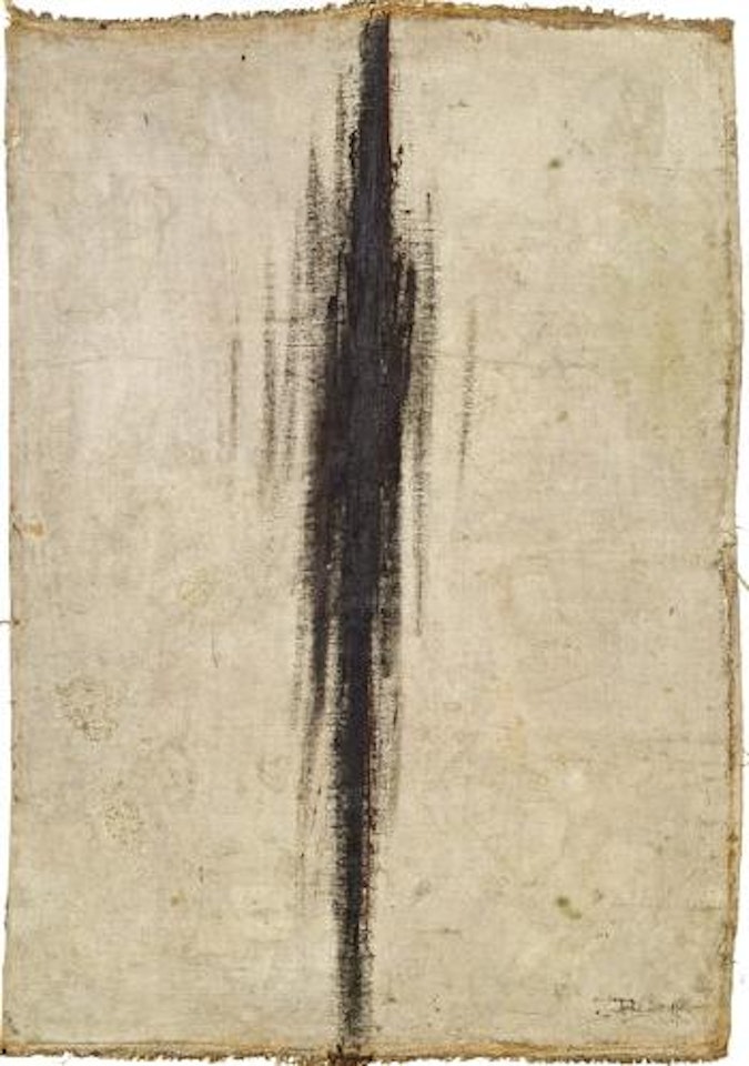 Grosse Vertikalgestaltung by Arnulf Rainer